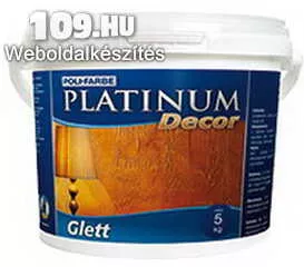 FALFESTÉK PLATINUM DECOR GLETT 5 kg